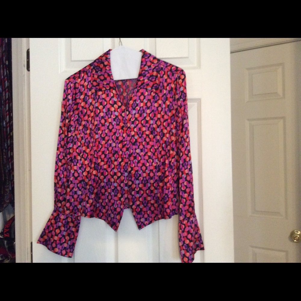 i.e Colorful Print Blouse